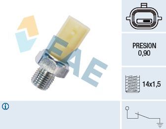 Датчик давления масла FAE для Renault Twingo II 2007-2014. Артикул 12700