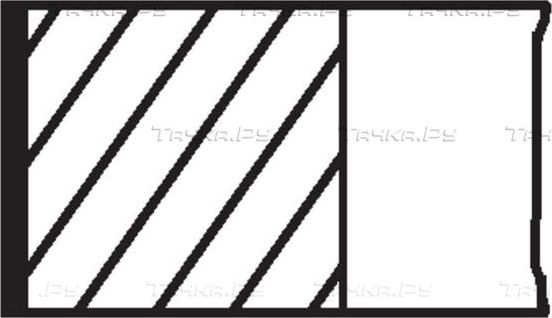 Поршневые кольца Mahle для BMW X3 I (E83) 2010-2011. Артикул 081 RS 00109 0N2