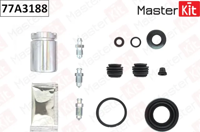 77A3188 Ремкомплект тормозного суппорта + поршень Honda CIVIC VIII (FD FA) 2005 (Master KIT). Артикул 77A3188