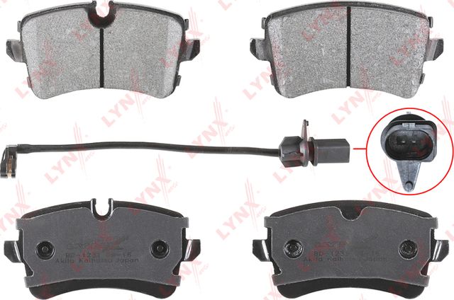 Тормозные колодки LYNXauto. Артикул BD-1231