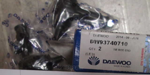 Наконечник рулевой тяги General Motors внешний для Chevrolet Evanda 2005-2006. Артикул 93740710