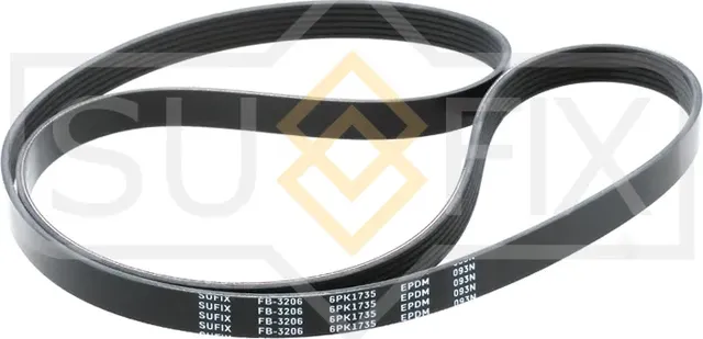 Ремень поликлиновый 6PK1735 (Sufix). Артикул FB-3206
