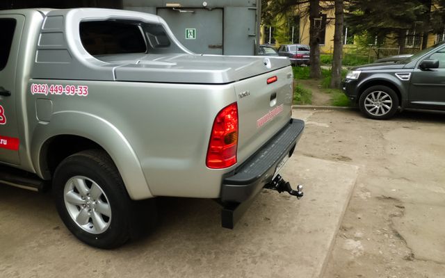 Фаркоп Baltex для Toyota Hilux VII (вкл. Vigo) 2005-2015. Быстросъемный крюк. Артикул 24197431