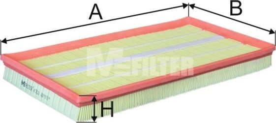 Воздушный фильтр MFilter. Артикул K 763