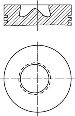 Поршень Mahle. Артикул 002 81 00