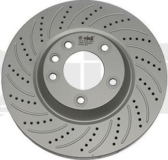 Тормозной диск Vika передний для Audi Q7 I (4L) 2006-2015. Артикул 66151716801