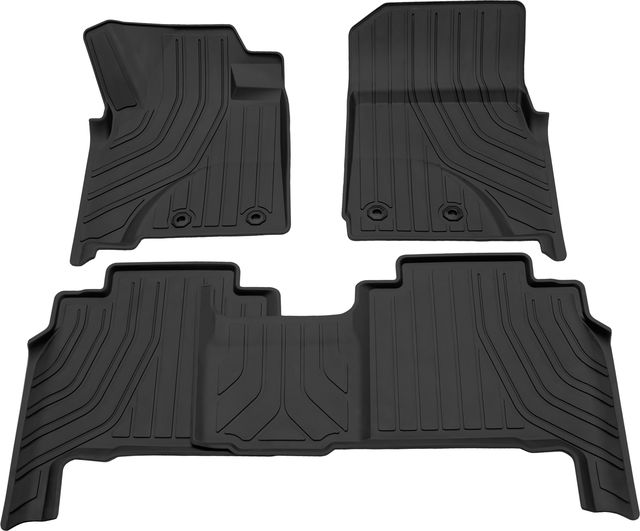 Коврики Rezkon резиновые для салона Toyota Land Cruiser 200 Ser.S 2015-2021. Артикул 1034025300