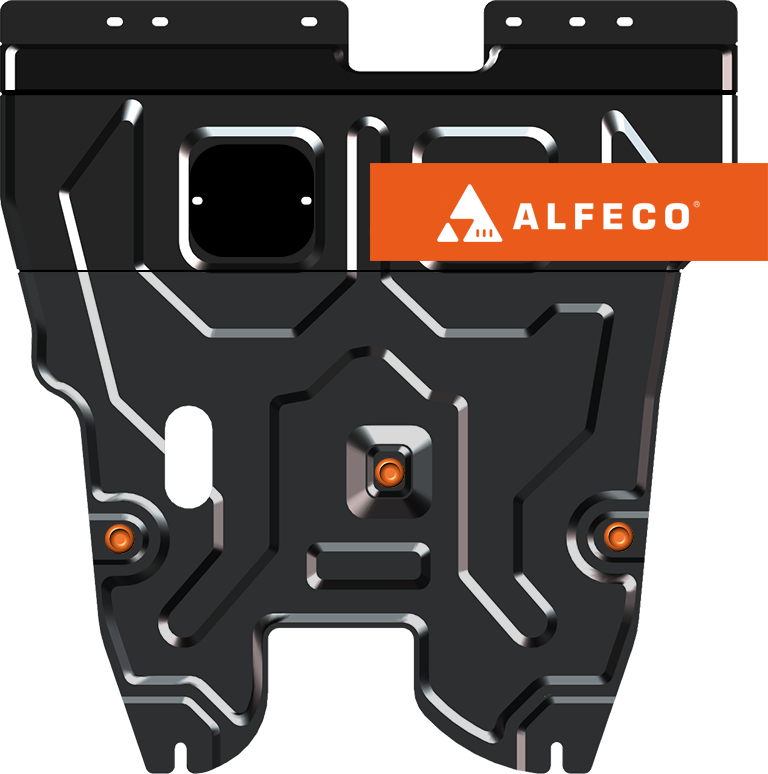 Защита Alfeco для картера и КПП Chery Tiggo 5 2014-2020. Артикул ALF.02.14