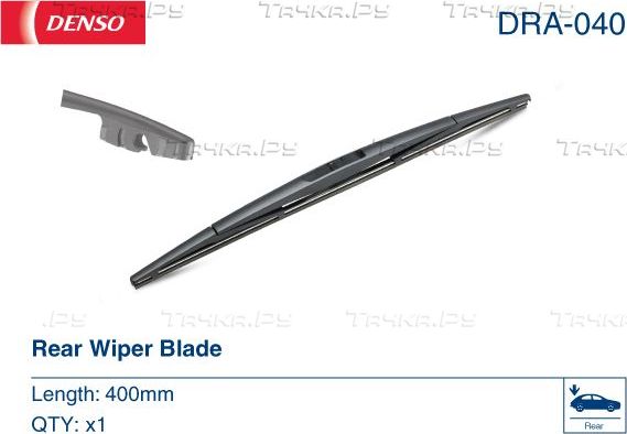 Щетка стеклоочистителя (дворник) Denso. Артикул DRA-040