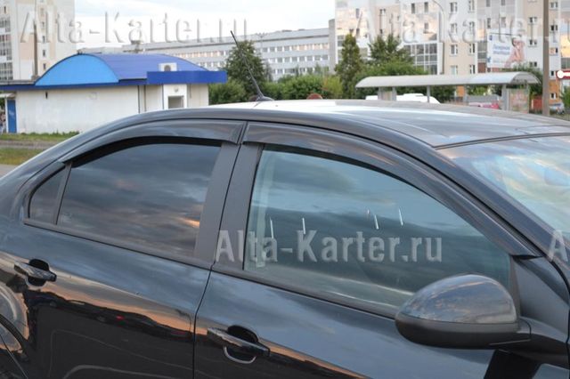Дефлекторы Cobra Tuning для окон Chevrolet Aveo II седан 2011-2020. Артикул C31711