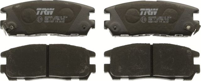 Тормозные колодки TRW COTEC задние для Great Wall Safe 2002-2006. Артикул GDB1187