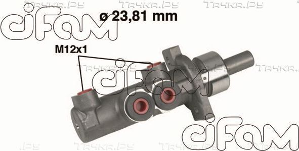 Тормозной цилиндр главный Cifam (Чугун) для Volkswagen New Beetle I (A4) 1998-2010. Артикул 202-280