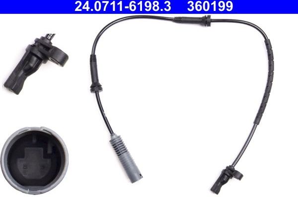 Датчик ABS ATE передний для BMW 1 I (E82/E88) 2007-2013. Артикул 24.0711-6198.3