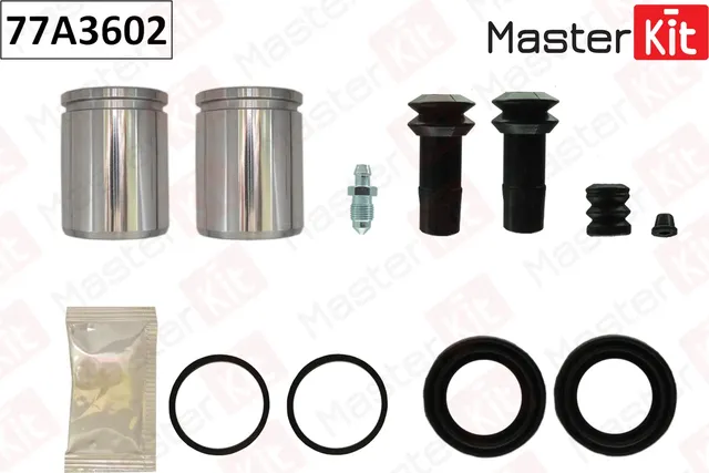 Ремкомплект тормозного суппорта+поршень AUDI A 6 06-94->01-05 (Master KIT). Артикул 77A3602