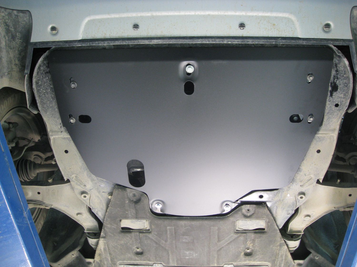 Защита алюминиевая Alfeco для картера Jaguar E-pace 2017-2021. Артикул ALF.44.05 AL4