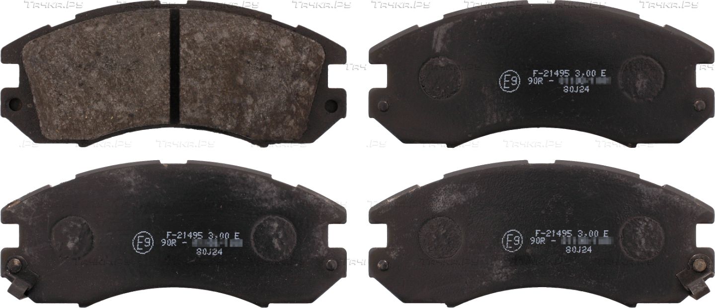 Тормозные колодки Blue Print передние для Subaru Legacy II 1994-1999. Артикул ADS74206