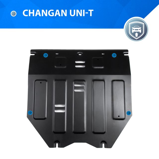 Защита стальная Rival для картера Changan UNI-T РКПП FWD 2023-2026. Артикул 111.8926.1