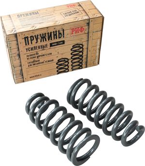 Пружины задние РИФ (2 шт) для Mitsubishi Pajero II 1991-1999, нагрузка 200-300 кг к ПСМ, лифт 40 мм. Артикул MTS-635B