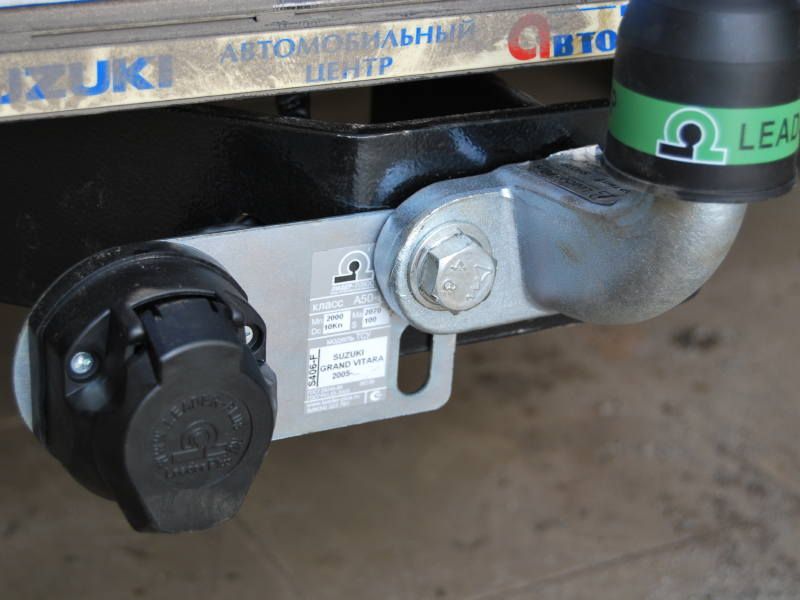 Фаркоп Лидер-Плюс для Suzuki Grand Vitara III (только для JB420, JB424W) 5-дв. 2005-2015. Артикул S406-F