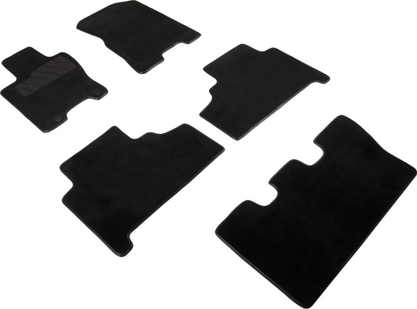 Коврики Seintex ворсовые для салона Kia Mohave 2008-2026. Артикул 94281