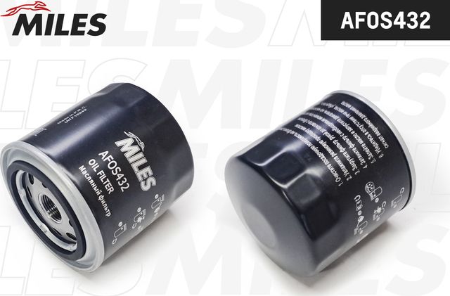 Масляный фильтр Miles для Hyundai Galloper I 1991-1998. Артикул AFOS432