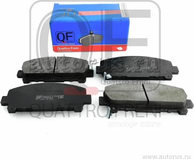 Колодки тормозные HONDA ACCORD 08- перед. (Quattro Freni). Артикул QF83802