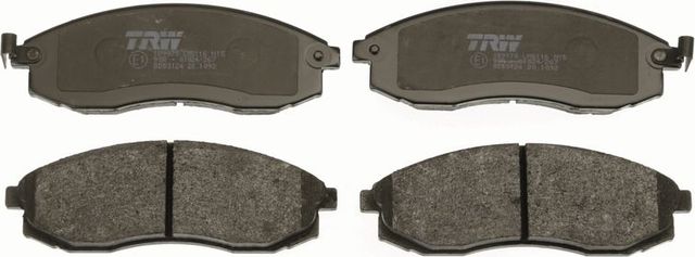 Тормозные колодки TRW. Артикул GDB3124