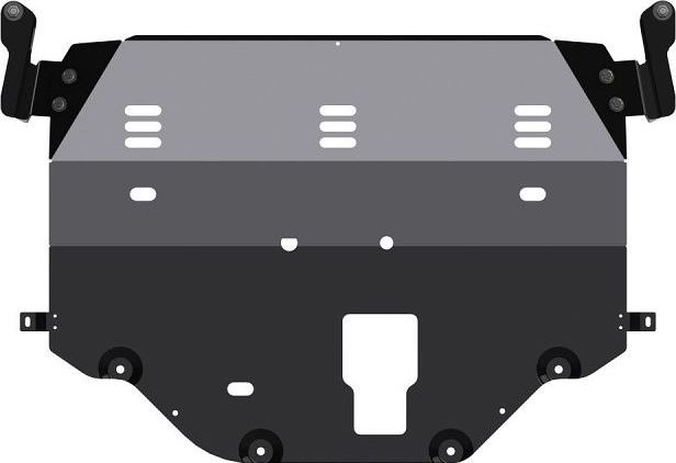 Защита Шериф (2,0 мм) для картера и КПП Hyundai Sonata VII LF 2017-2019. Артикул 10.3469 V1