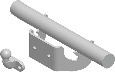 Фаркоп Steinhof для Fiat Ducato 250 фургон, микроавтобус, в т.ч. L4/XL 2006-2026 Фланцевое крепление. Артикул F-064