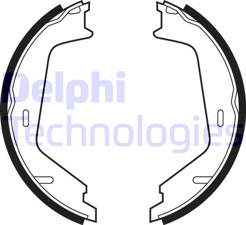 Тормозные колодки Delphi. Артикул LS1884