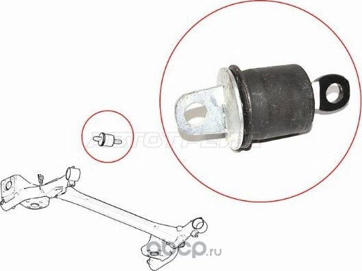 Сайлентблок балки Chevrolet Aveo 11-15  Cobalt 13- ST95910101 (SAT). Артикул ST95910101