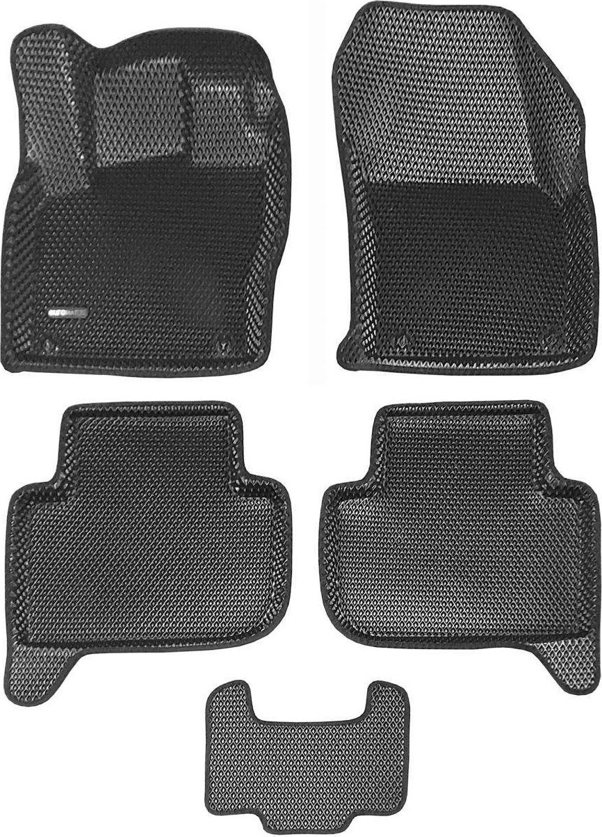 Коврики Euromat 3D EVA для салона Volkswagen Tayron 2018-2026. Артикул EM3DEVA-005431