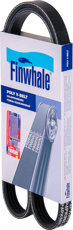 Приводной ремень поликлиновой Finwhale для Fiat Doblo II 2010-2026. Артикул BP4PK965