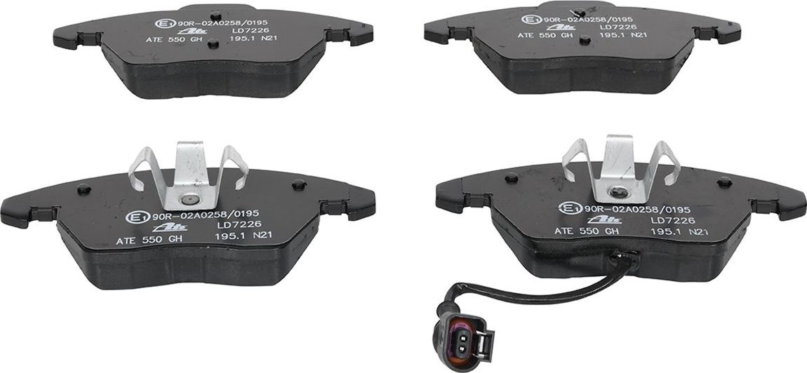 Тормозные колодки ATE Ceramic. Артикул 13.0470-7226.2