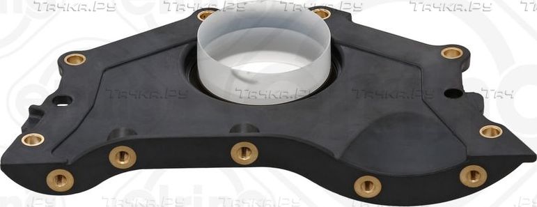 Сальник коленвала Elring (PTFE (политетрафлуороетилен)/FPM (фтор-каучук)) для Porsche Cayenne II (958) 2010-2014. Артикул 332.590