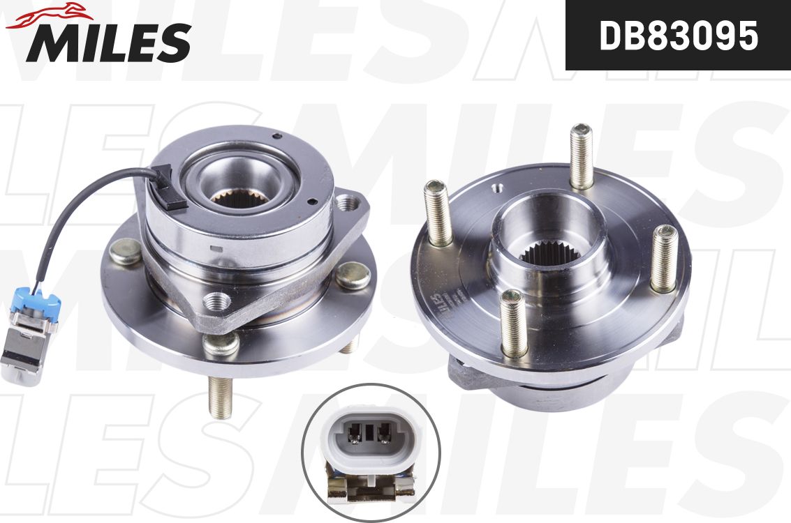 Ступица колеса с интегрированным подшипником Miles. Артикул DB83095