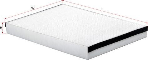 Салонный фильтр Sakura. Артикул CA-26080