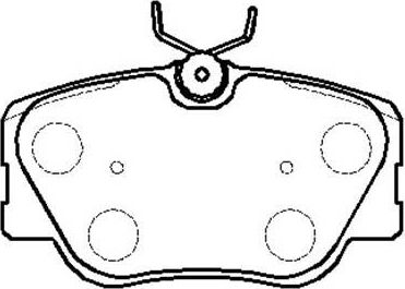 Тормозные колодки HSB. Артикул HP5027