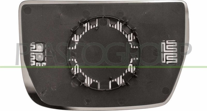 Зеркальное стекло бокового зеркала Prasco. Артикул FT9277514