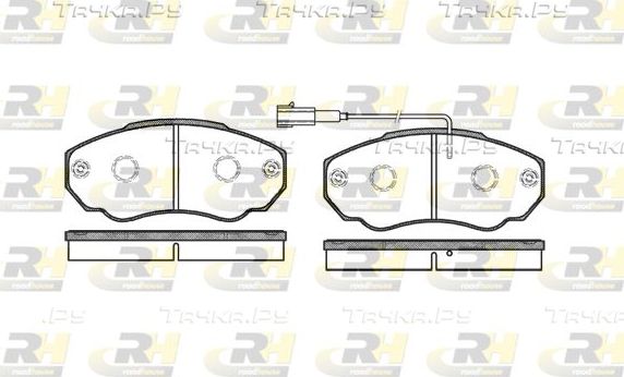 Тормозные колодки RoadHouse передние для Fiat Ducato II 1994-2006. Артикул 2960.01