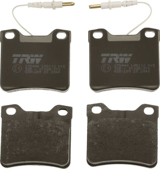 Тормозные колодки TRW COTEC. Артикул GDB1289