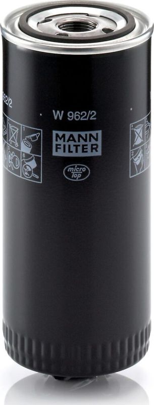 Масляный фильтр Mann-Filter. Артикул W 962/2