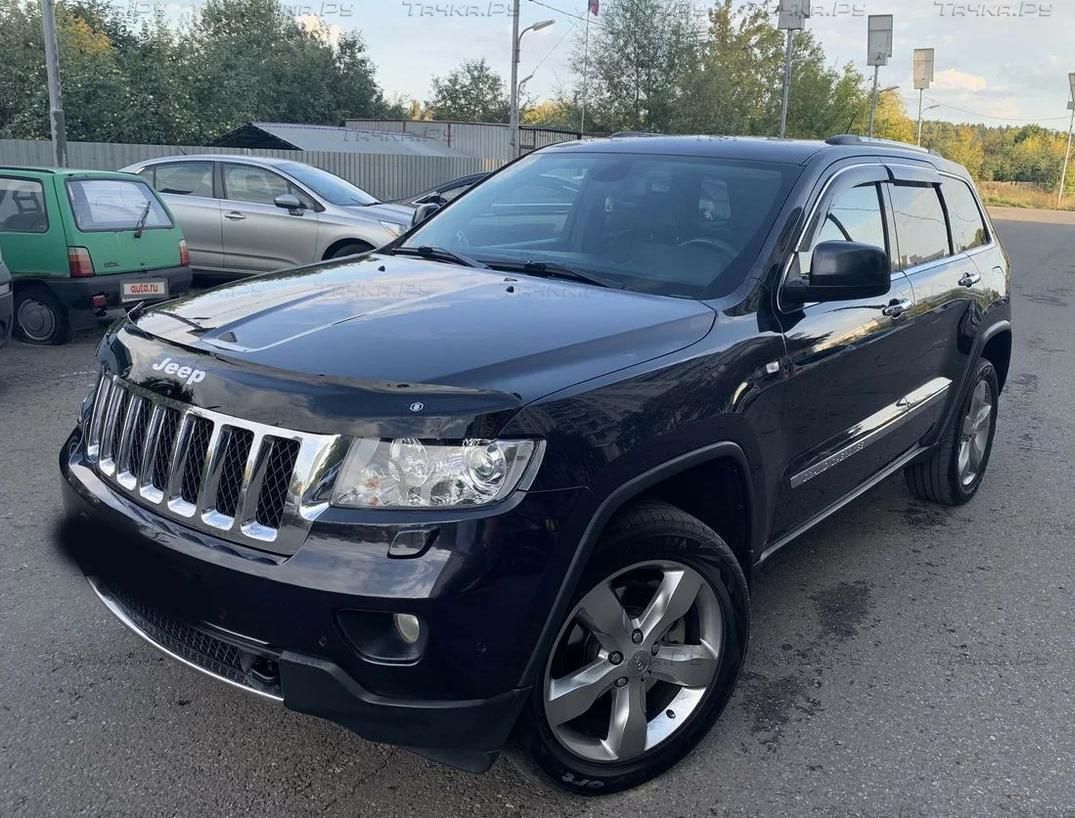 Дефлектор VT52 для капота Jeep Grand Cherokee WK2 рестайлинг 2013-2026. Артикул JP04VT