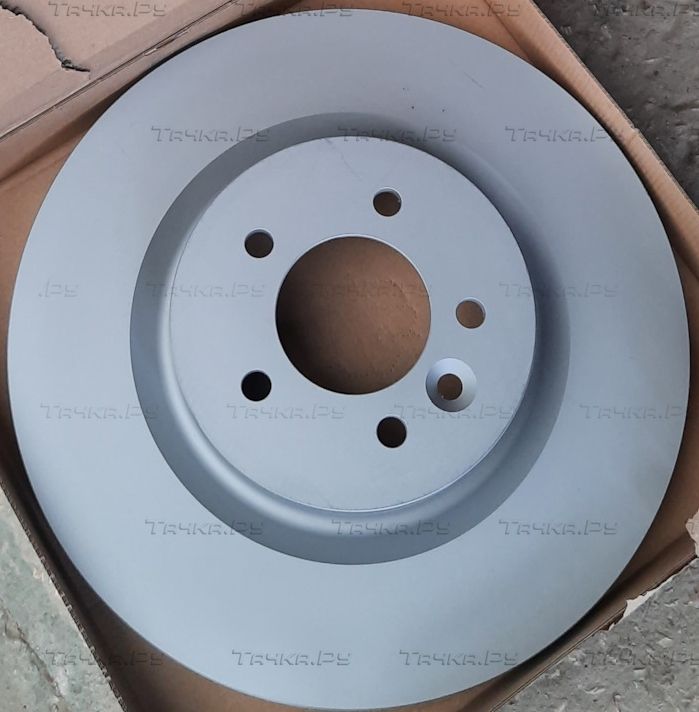Тормозной диск Zimmermann Coat Z передний для Land Rover Discovery IV 2009-2016. Артикул 450.5202.20