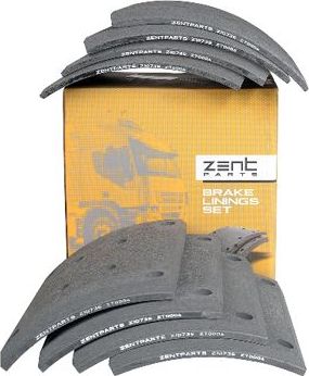 Тормозные накладки Zentparts задние для MAN Lion's Star 1993-2007. Артикул Z10736