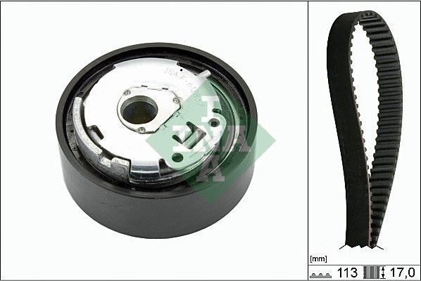 Ремень ГРМ с роликами (комплект) Ina. Артикул 530 0663 10