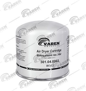 Патрон осушителя воздуха пневмосистемы Vaden Original. Артикул 301.04.0003