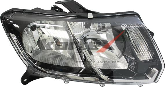Фара RENAULT LOGAN II 14- прав. с корректором (Kortex). Артикул KHL8008STD