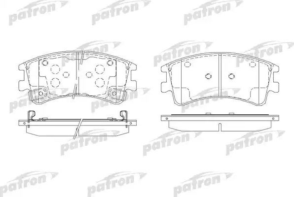 Тормозные колодки Patron. Артикул PBP1619