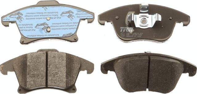 Тормозные колодки TRW для Ford Fusion I 2002-2012. Артикул GDB2075